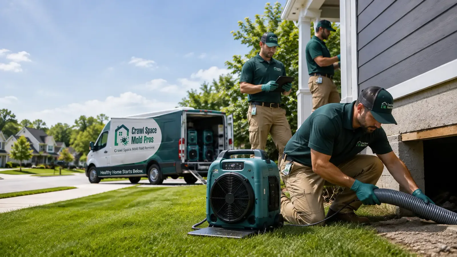 Crawl Space Mold Removal in Batavia, IA